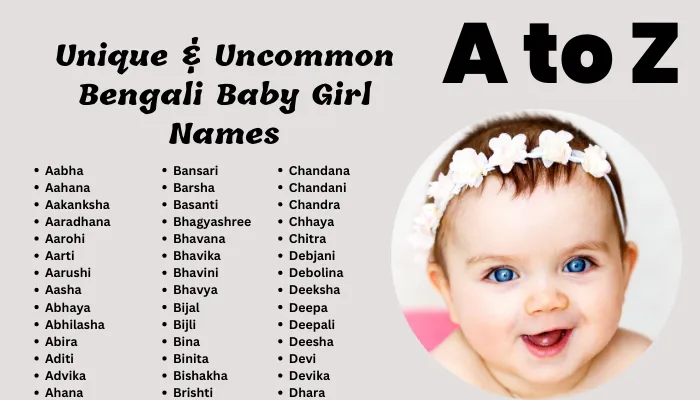 Unique Uncommon Bengali Baby Girl Names NAMESIDEA IN