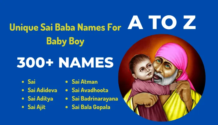 Sai Baba Names For Baby Boy