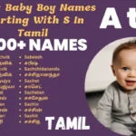 Hindu Baby Boy Names Starting With S In Tamil