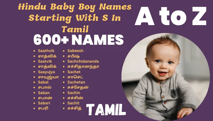  600 Hindu Baby Boy Names Starting With S In Tamil NAMESIDEA IN